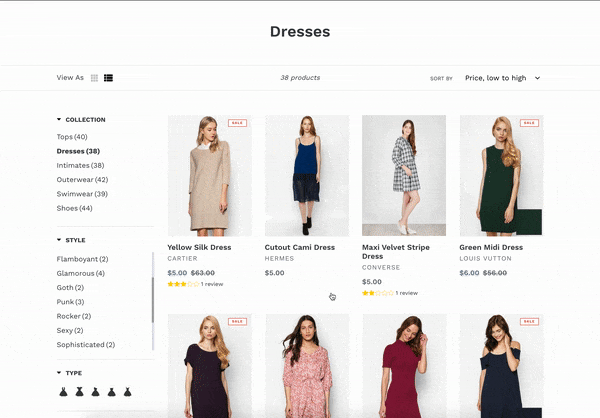 Collection Filtering in Shopify: How it Works