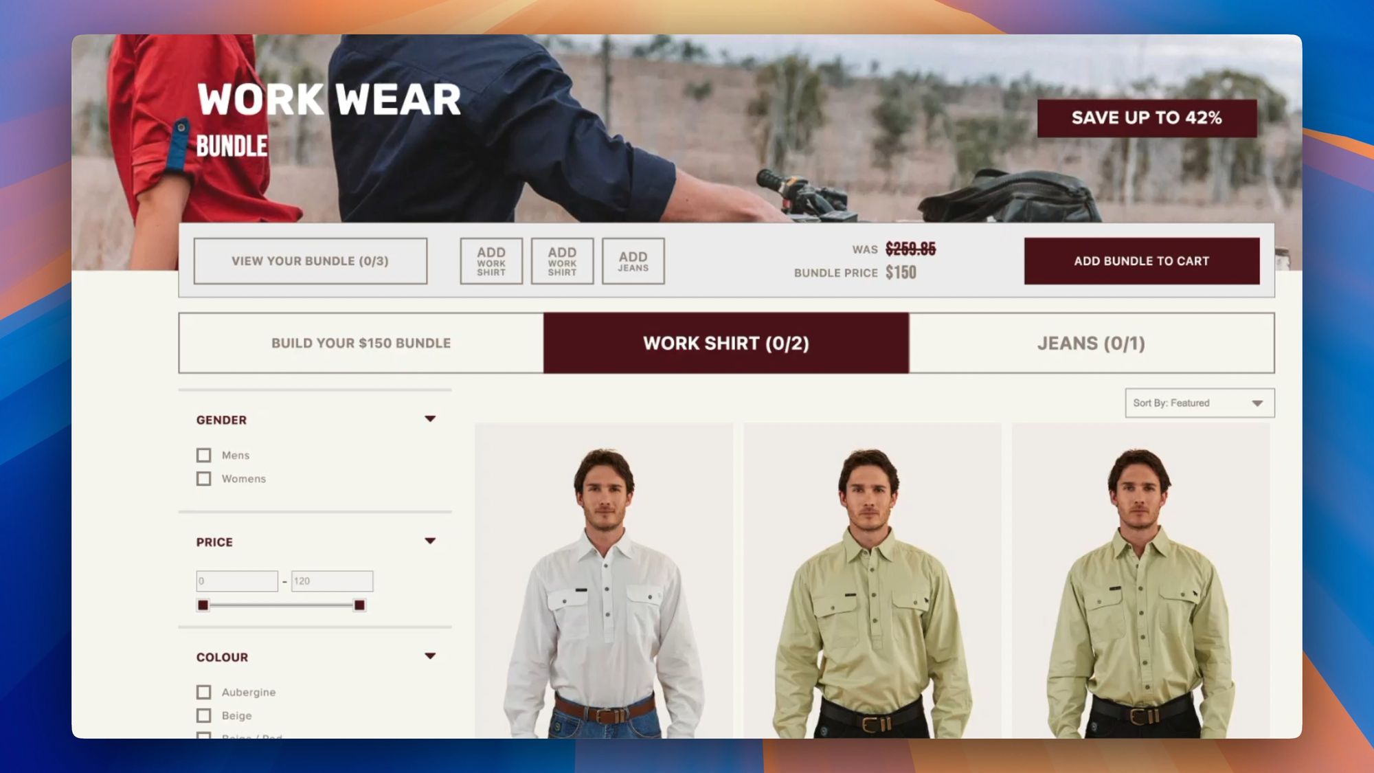 Ringers Western - Custom Bundle Builder