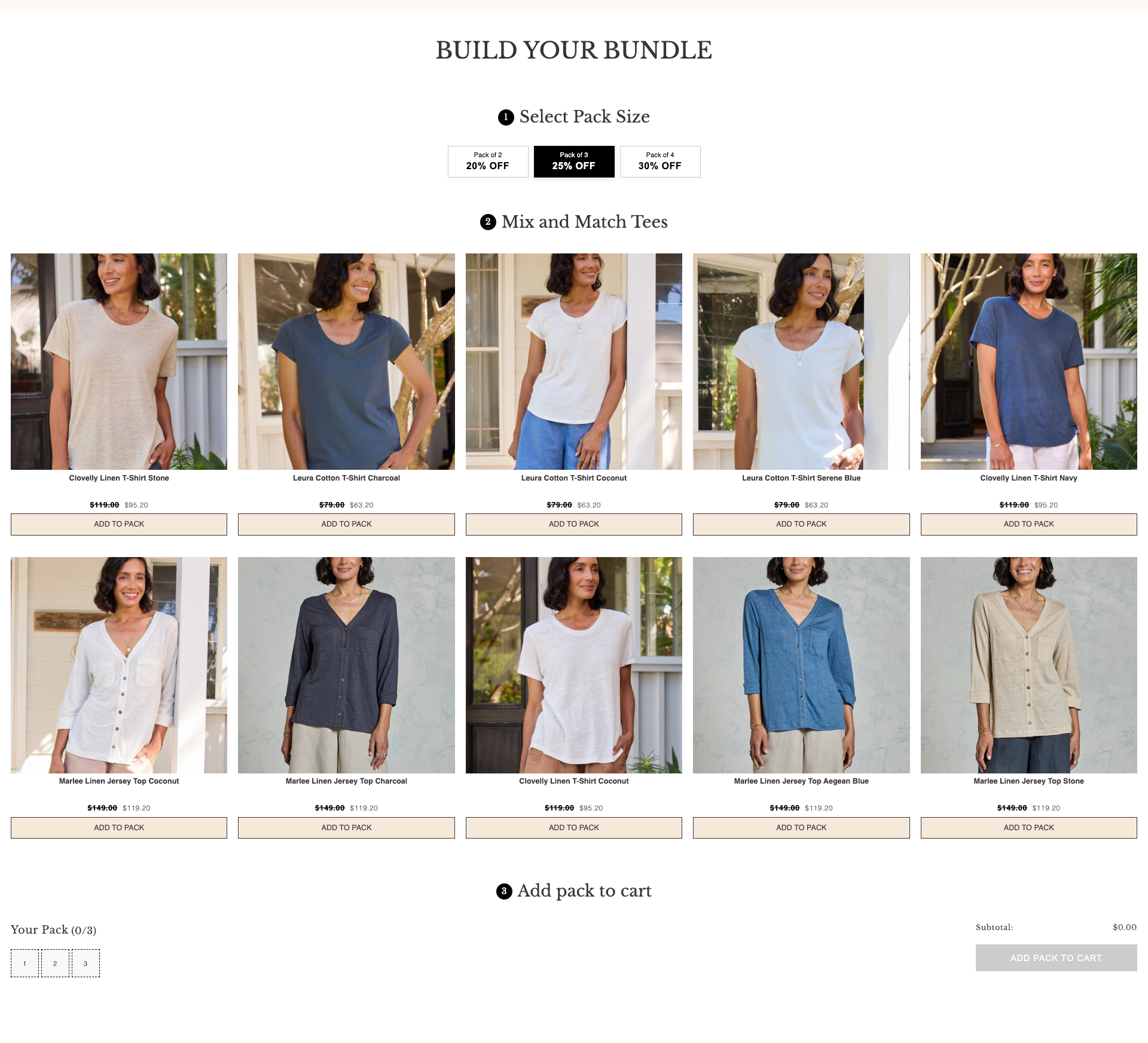 Nomad the Label - Custom Bundle Builder
