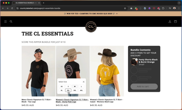 Country Labelled - Bundle Builder